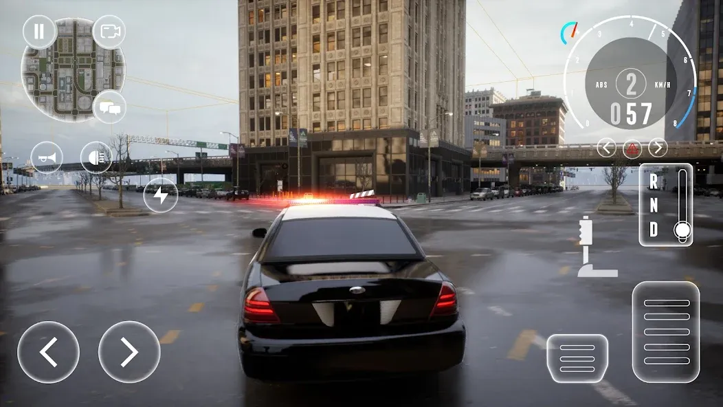Police Car Simulator 2023 (Полицейский симулятор автомобиля 2023) [MOD: Много монет/Энергии] - Скриншот 1