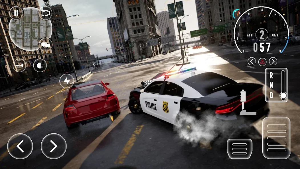 Police Car Simulator 2023 (Полицейский симулятор автомобиля 2023) [MOD: Много монет/Энергии] - Скриншот 2