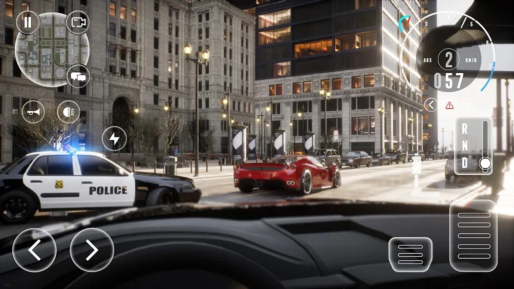Police Car Simulator 2023 (Полицейский симулятор автомобиля 2023) [MOD: Много монет/Энергии] - Скриншот 4