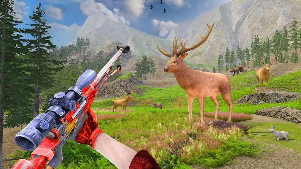 Animal Hunting -Shooting Games (Энимал Хантинг) [MOD: Все разблокировано] - Скриншот 3