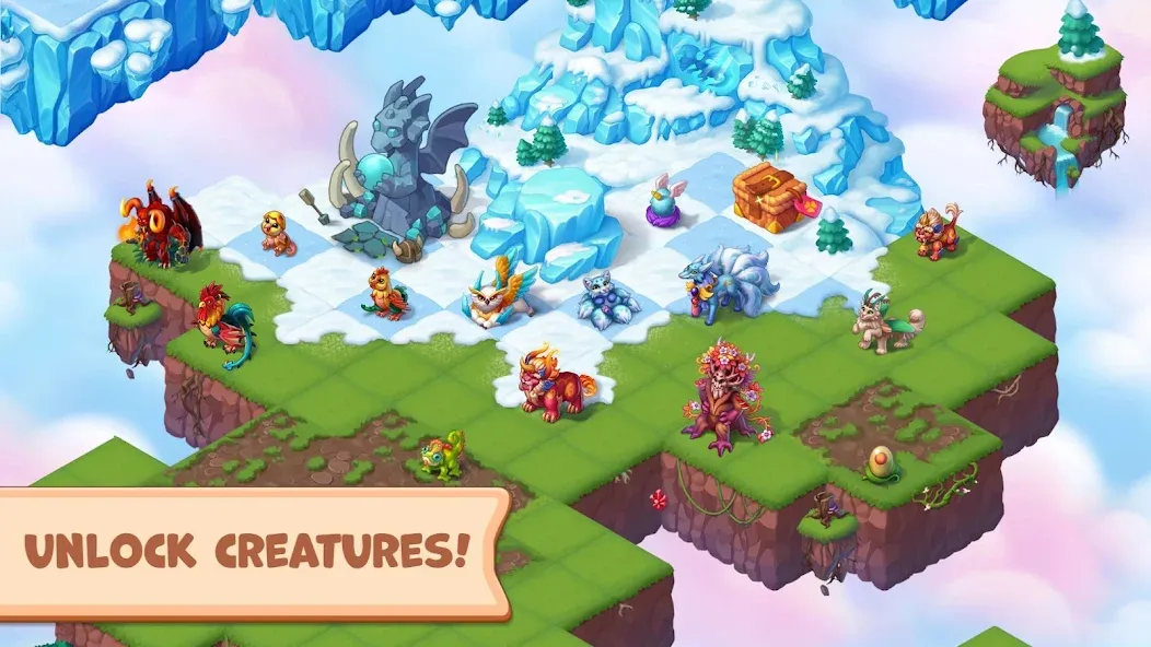 Mergest Kingdom: Merge game [MOD: Меню/Много денег] - Скриншот 3