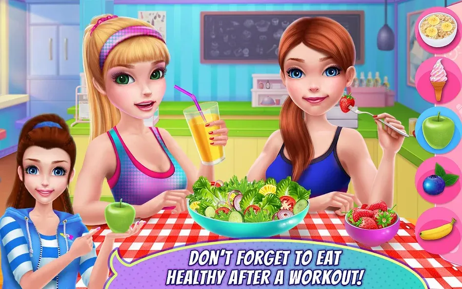 Fitness Girl — Dance & Play [MOD: Меню/Много денег] - Скриншот 4