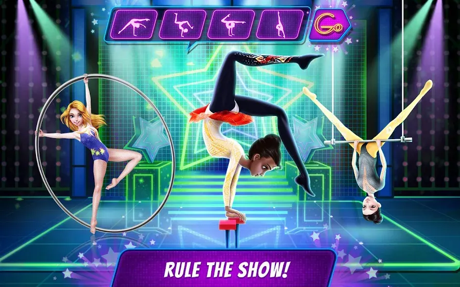 Acrobat Star Show — Girl Power [MOD: Все разблокировано] - Скриншот 1