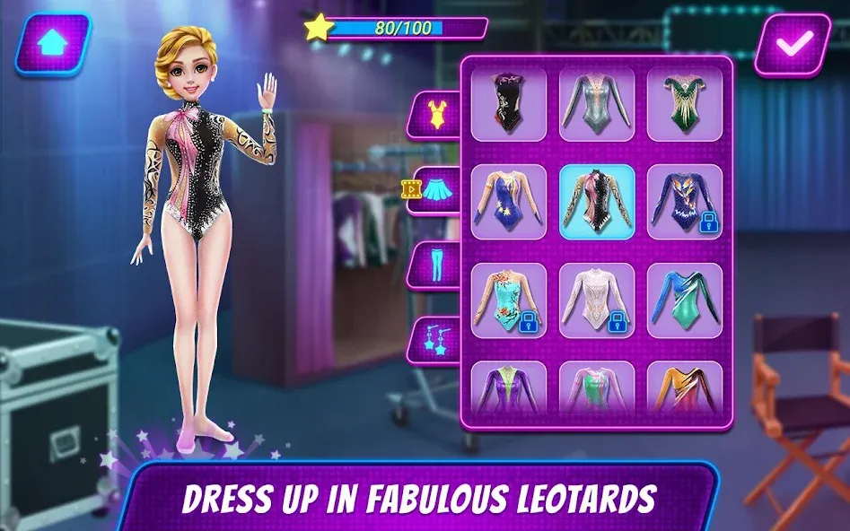 Acrobat Star Show — Girl Power [MOD: Все разблокировано] - Скриншот 2