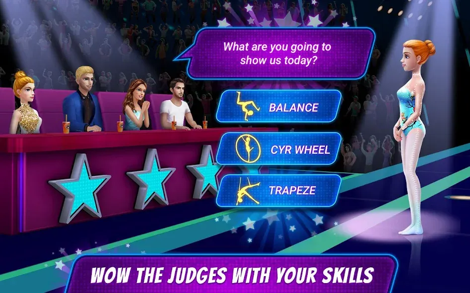 Acrobat Star Show — Girl Power [MOD: Все разблокировано] - Скриншот 3