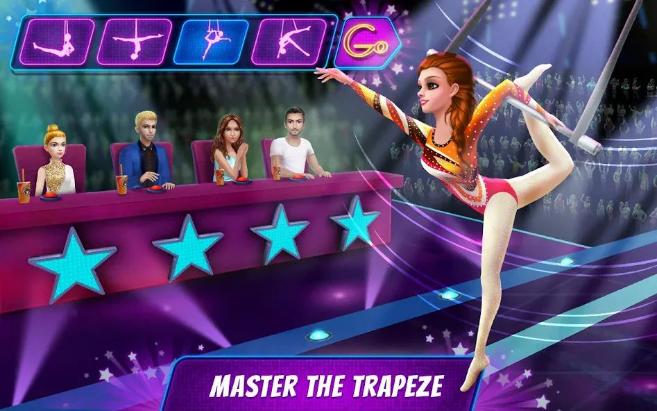 Acrobat Star Show — Girl Power [MOD: Все разблокировано] - Скриншот 5