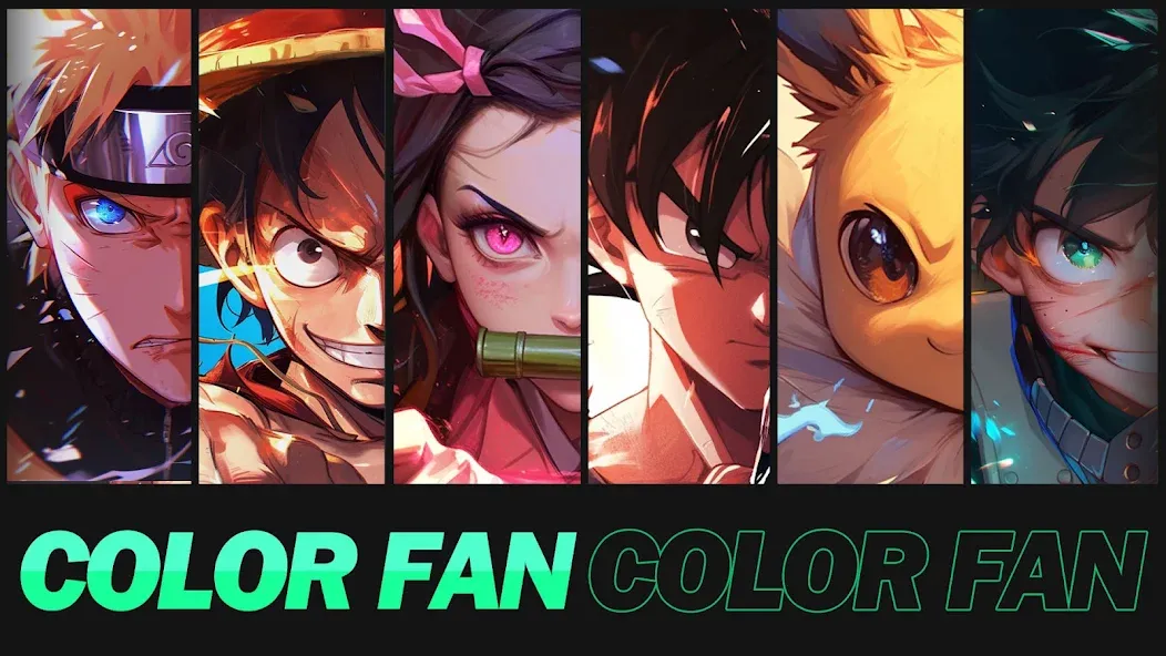 Color Fan — Color By Number (Цветной веер) [MOD: Premium/Unlocked] - Скриншот 1