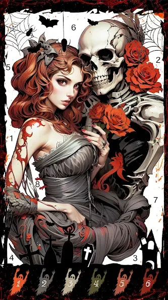 Death Park Coloring Games (Дэт Парк игры раскраски) [MOD: Все открыто] - Скриншот 2
