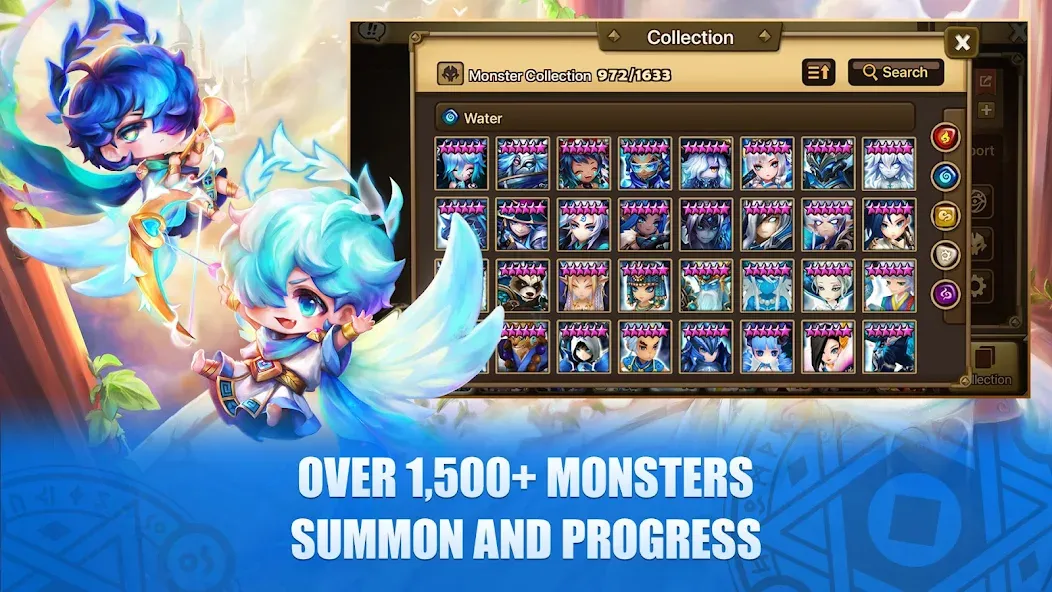 Summoners War [MOD: Много монет/Энергии] - Скриншот 2