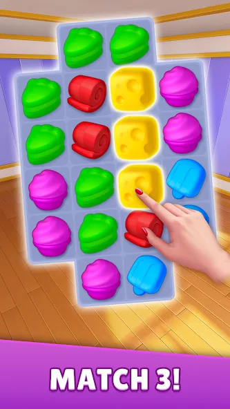 Dream Family — Match 3 Games (вит Кранч) [MOD: Mega Mod/Меню] - Скриншот 3