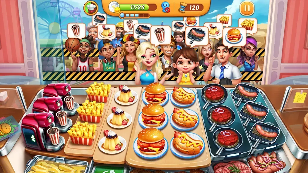 Cooking City — Cooking Games (Кукинг Сити) [MOD: Мод Меню/Взлом] - Скриншот 1