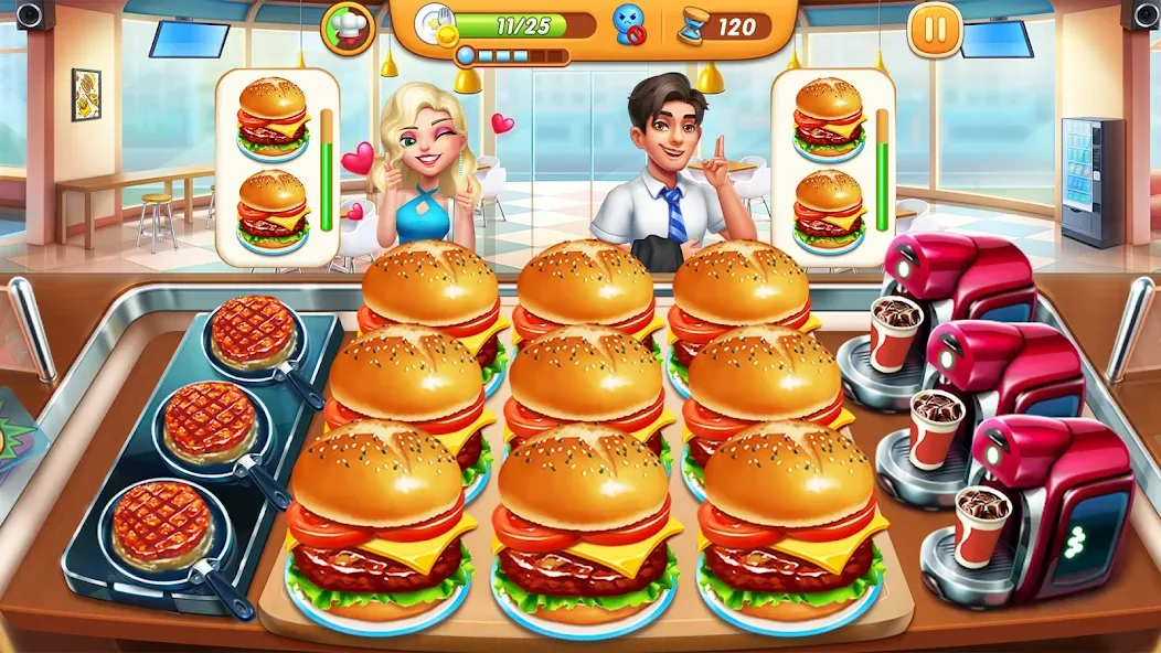 Cooking City — Cooking Games (Кукинг Сити) [MOD: Мод Меню/Взлом] - Скриншот 3