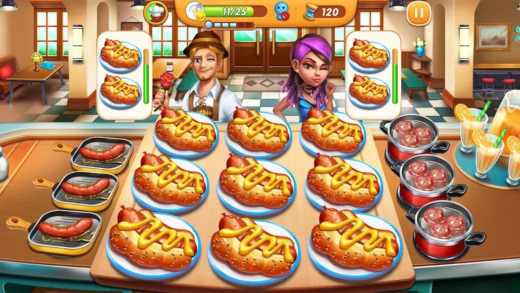Cooking City — Cooking Games (Кукинг Сити) [MOD: Мод Меню/Взлом] - Скриншот 4