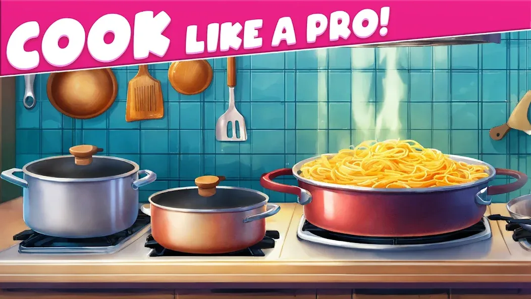 Cooking Taste Restaurant Games [MOD: Premium/Unlocked] - Скриншот 1
