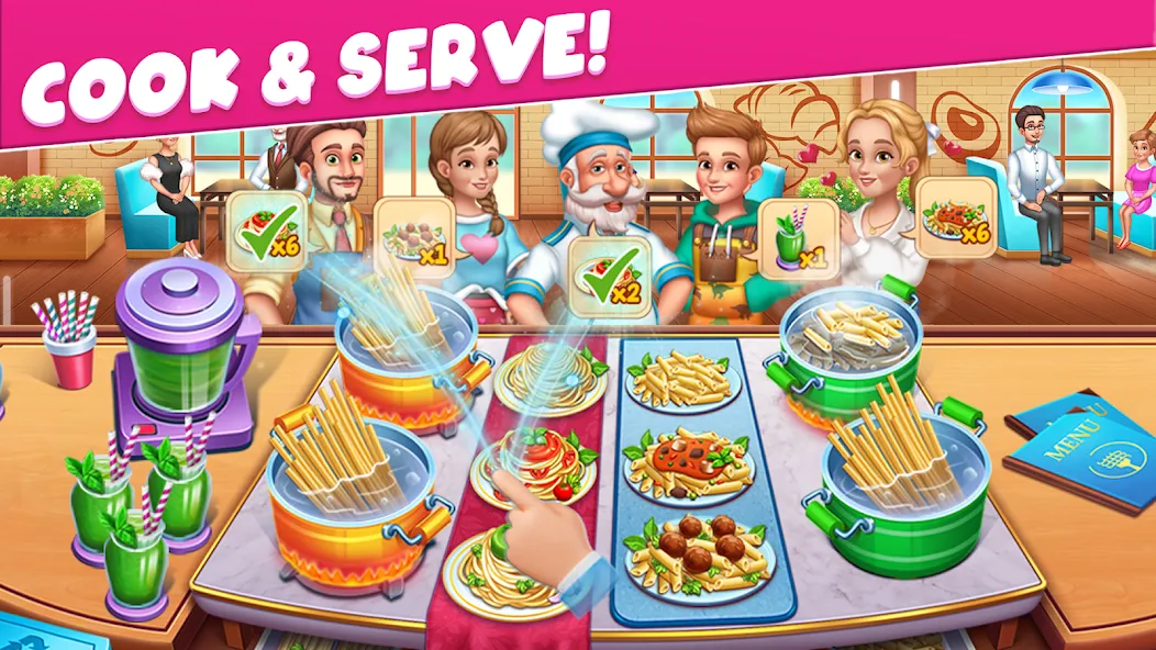 Cooking Taste Restaurant Games [MOD: Premium/Unlocked] - Скриншот 3