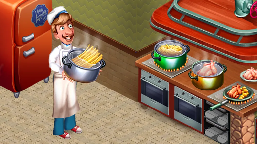 Cooking Team: Restaurant Games [MOD: Все разблокировано] - Скриншот 2