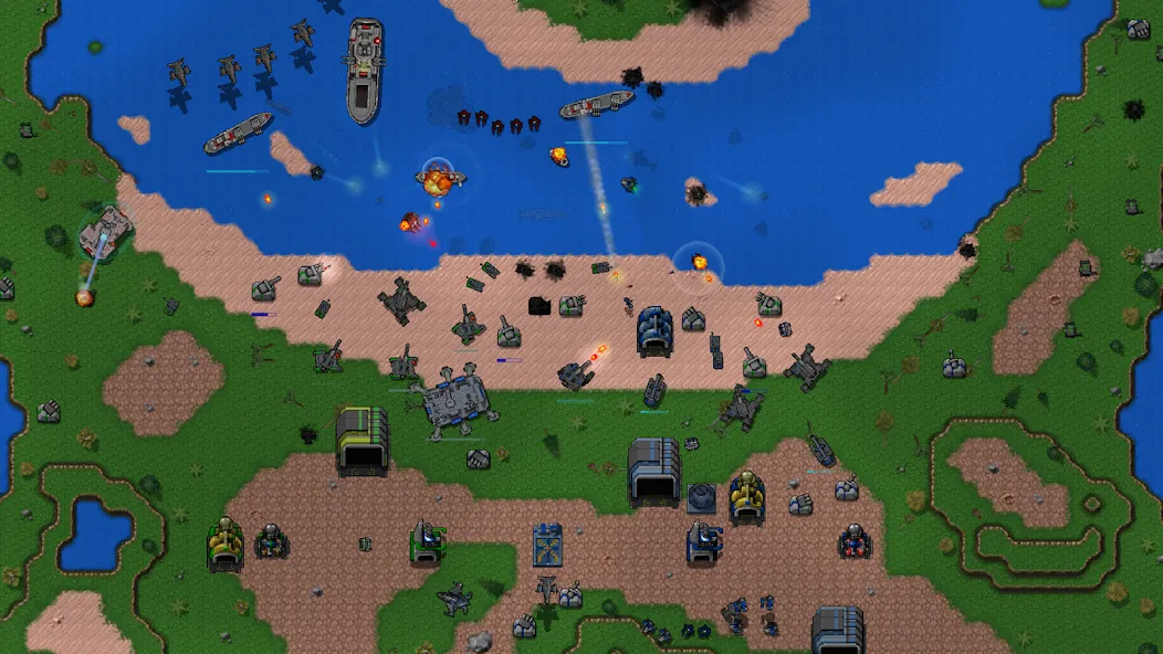 Rusted Warfare — Demo (Растущая война) [MOD: Мод Меню/Взлом] - Скриншот 2