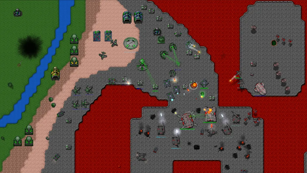 Rusted Warfare — Demo (Растущая война) [MOD: Мод Меню/Взлом] - Скриншот 4