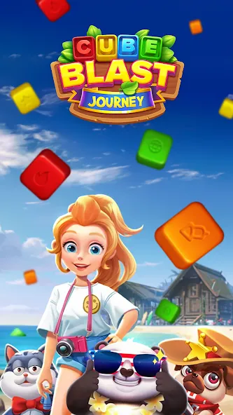 Cube Blast Journey: Toon & Toy (Кьюб Бласт Джорни) [MOD: Mega Mod/Меню] - Скриншот 1