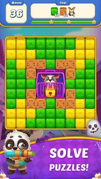 Cube Blast Journey: Toon & Toy (Кьюб Бласт Джорни) [MOD: Mega Mod/Меню] - Скриншот 4
