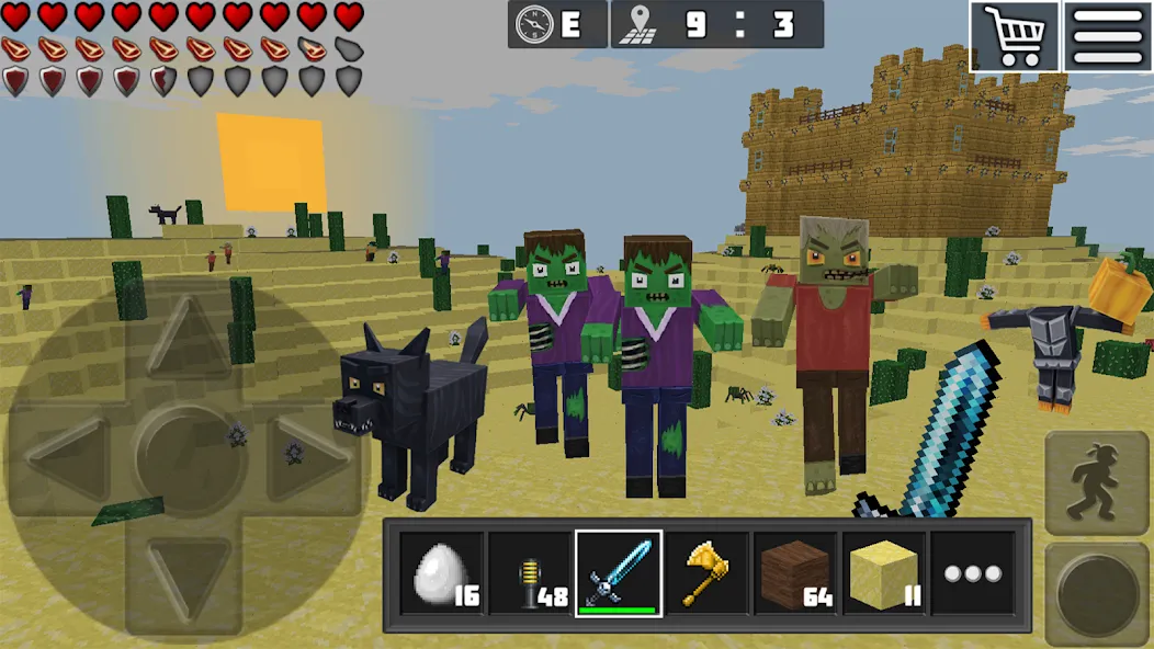 World Craft: Block Craftsman [MOD: Меню/Много денег] - Скриншот 4