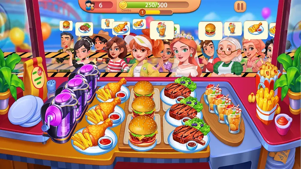 Cooking Journey: Cooking Games (Кукинг Джерни) [MOD: Mega Mod/Меню] - Скриншот 1