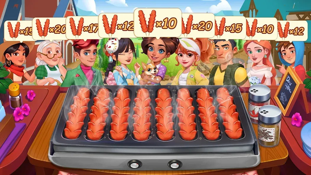 Cooking Journey: Cooking Games (Кукинг Джерни) [MOD: Mega Mod/Меню] - Скриншот 5