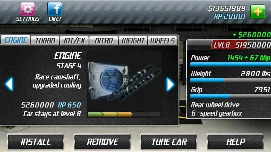 Drag Racing (Драгрейсинг) [MOD: Бесконечные деньги] - Скриншот 3