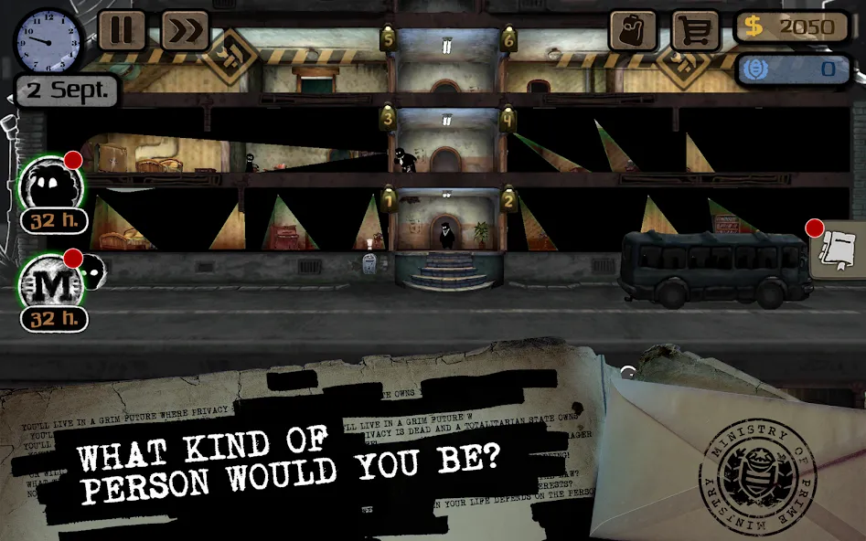 Beholder: Adventure (Бихолдер) [MOD: Меню/Много денег] - Скриншот 1