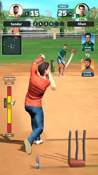 Cricket Gangsta™ Cricket Games (Крикет Гангста 11 Лига) [MOD: Меню/Много денег] - Скриншот 1
