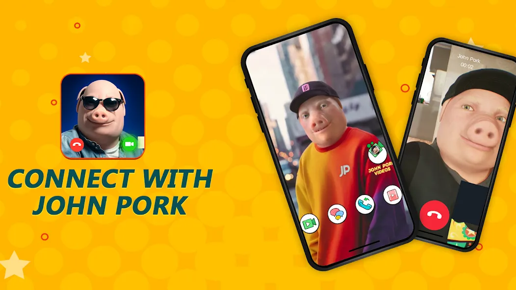 John Pork In Video Call (Джон Порк ин Видео Колл) [MOD: Меню/Много денег] - Скриншот 4