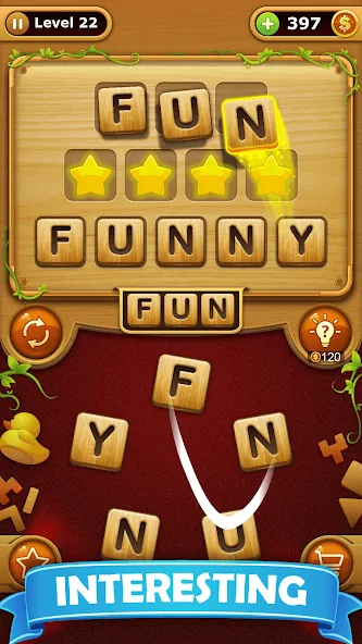 Word Connect — Word Games [MOD: Меню/Много денег] - Скриншот 1