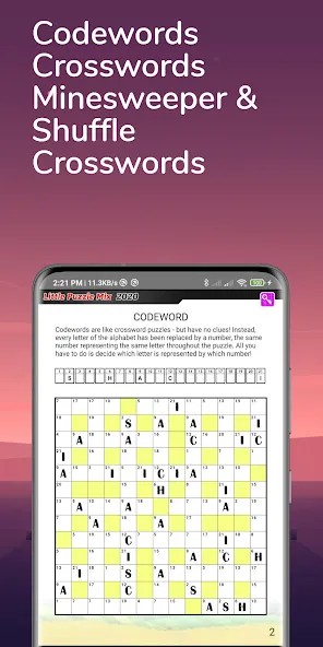 Puzzle Book: Daily puzzle page [MOD: Разблокировано] - Скриншот 3