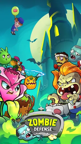 Zombie Defense — Plants War (Зомби Дефенс) [MOD: Все открыто] - Скриншот 1