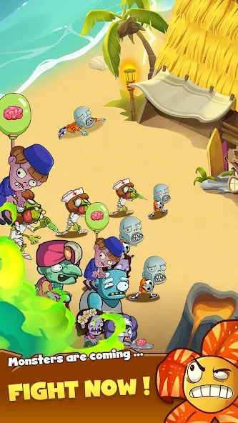 Zombie Defense — Plants War (Зомби Дефенс) [MOD: Все открыто] - Скриншот 4
