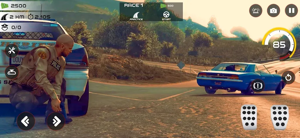Highway Police Chase Simulator [MOD: Разблокировано] - Скриншот 3
