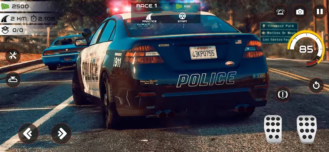 Highway Police Chase Simulator [MOD: Разблокировано] - Скриншот 5