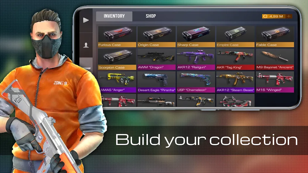 Case guns Simulator Standoff 2 [MOD: Бесконечные деньги] - Скриншот 3