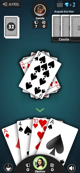 Pisti — Offline Card Games [MOD: Бесконечные деньги] - Скриншот 2