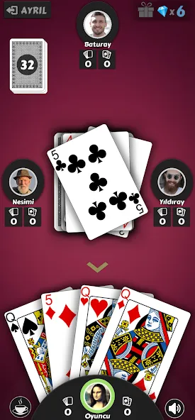 Pisti — Offline Card Games [MOD: Бесконечные деньги] - Скриншот 4
