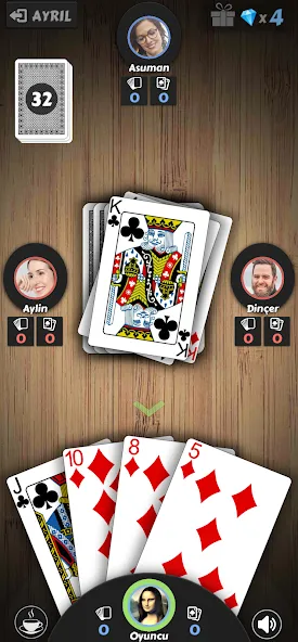 Pisti — Offline Card Games [MOD: Бесконечные деньги] - Скриншот 5
