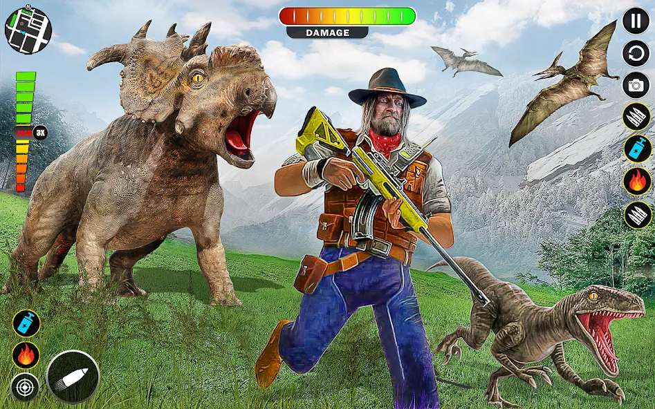 Real Dino Hunter 3D Gun Games (Уайлд Динозавр Хантер Ган Геймс) [MOD: Все разблокировано] - Скриншот 4