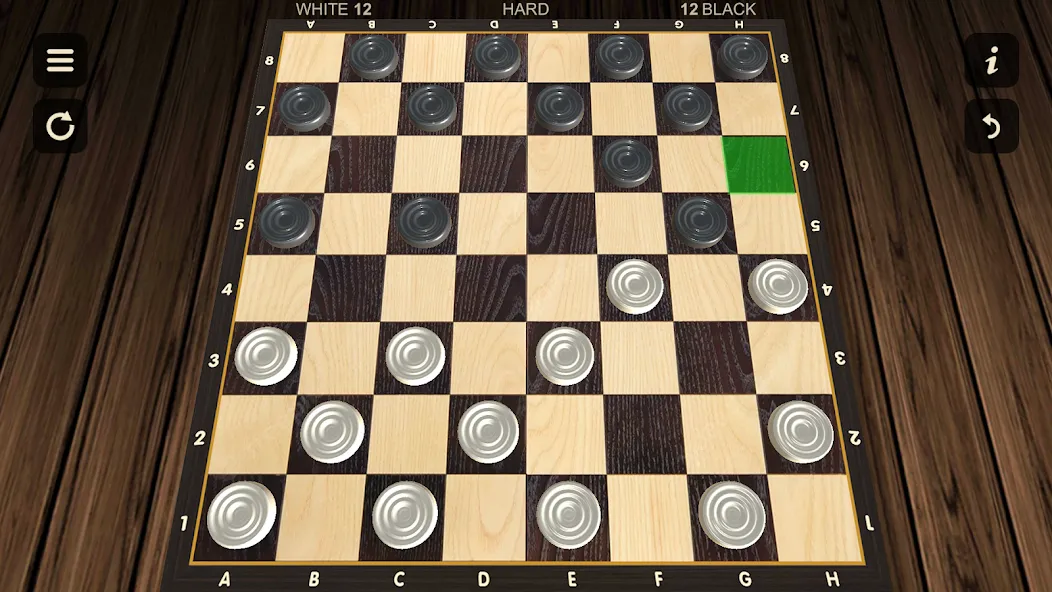Checkers — Two player [MOD: Разблокировано] - Скриншот 1