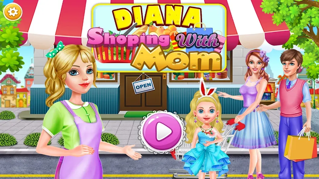 Mall Shopping with Diana (Молл Шоппинг с Дианой) [MOD: Бесконечные деньги] - Скриншот 1