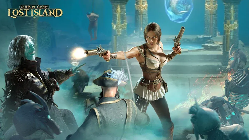 Guns of Glory: Lost Island (Ганз оф Глори) [MOD: Разблокировано] - Скриншот 2