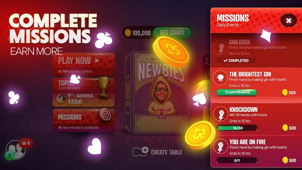 Gin Rummy Extra — Online Rummy (Джин Рамми Экстра) [MOD: Разблокировано] - Скриншот 4