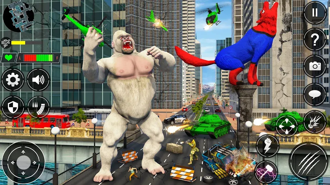 Giant Gorilla Bigfoot Monster (Энгри Горилла) [MOD: Мод Меню/Взлом] - Скриншот 4