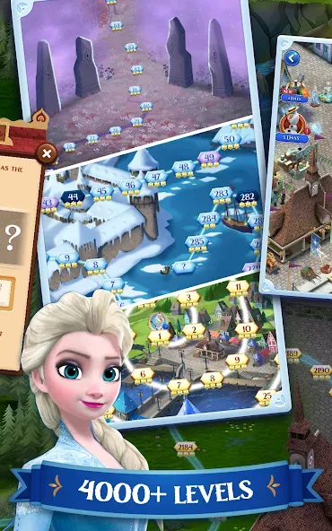 Disney Frozen Free Fall Games [MOD: Все разблокировано] - Скриншот 3