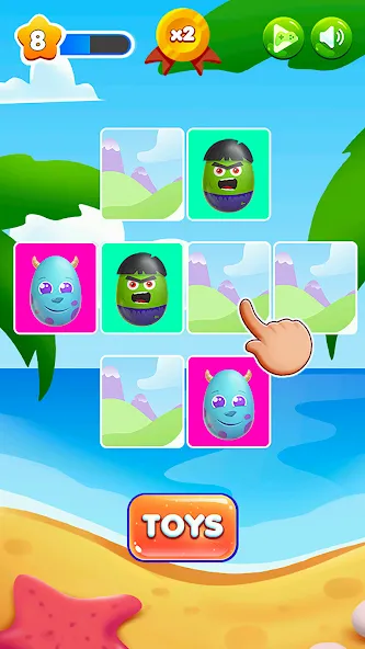 Surprise Eggs Memory (Сюрприз Яйца Мемо) [MOD: Мод Меню/Взлом] - Скриншот 4