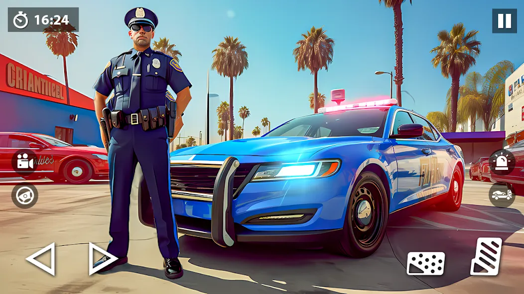 US Police Car Transporter Game (Полицейский транспорт игры) [MOD: Все открыто] - Скриншот 1